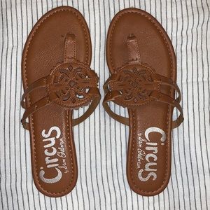 Brown Flip Flops